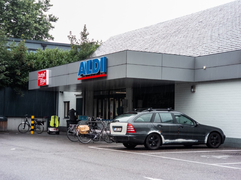 ALDIの店舗例。